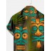 Tiki totem art short sleeve shirt